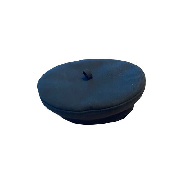 Ruslan Baginskiy Monogram Logo Embroidered French Beret Wool-Blend Preppy Sz M - Picture 5 of 11